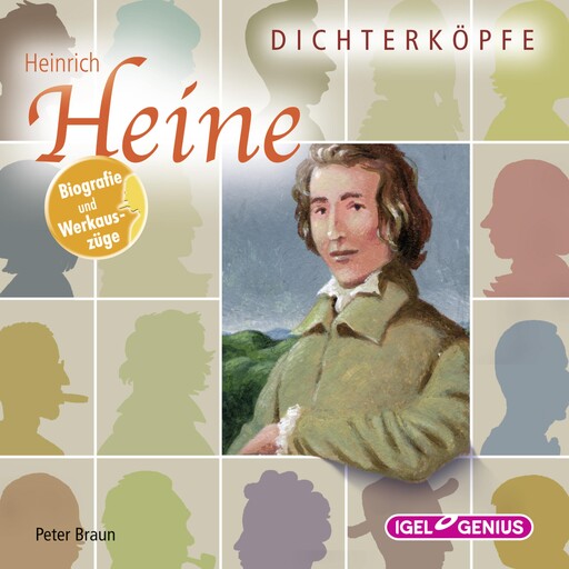 Dichterköpfe. Heinrich Heine, Peter Braun