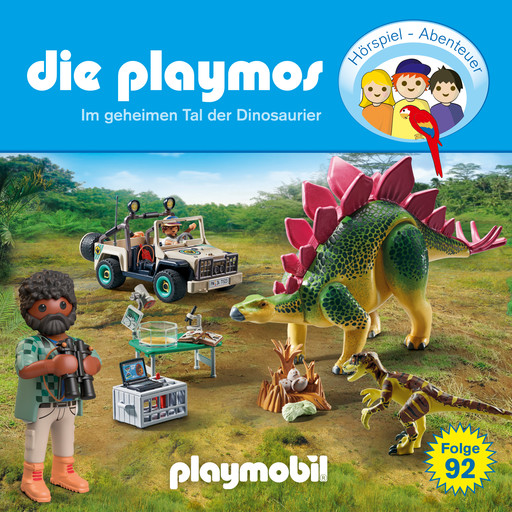 Die Playmos, Folge 92: Im geheimen Tal der Dinosaurier (Das Original Playmobil Hörspiel), Simon X. Rost, Florian Fickel