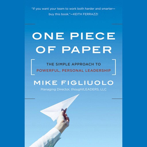 One Piece of Paper, Mike Figliuolo