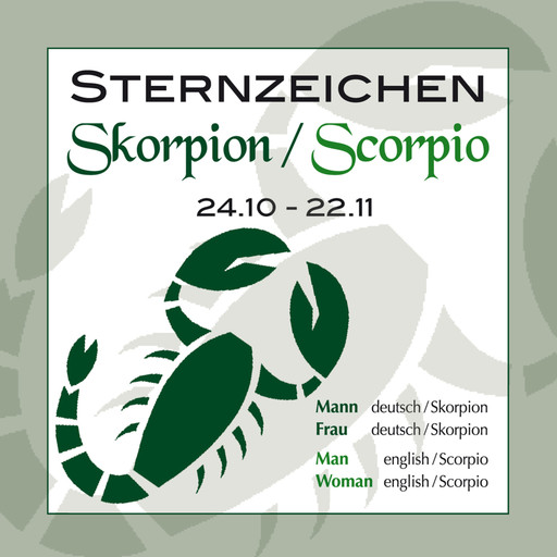 Sternzeichen Skorpion 24,10,-22,11,, Marty Wells