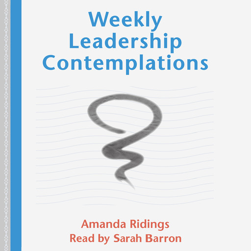 Weekly Leadership Contemplations, Amanda Ridings