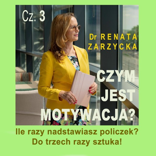 Czym jest motywacja? cz. 3. Ile razy nadstawiasz policzek? DO TRZECH RAZY SZTUKA!, Renata Zarzycka