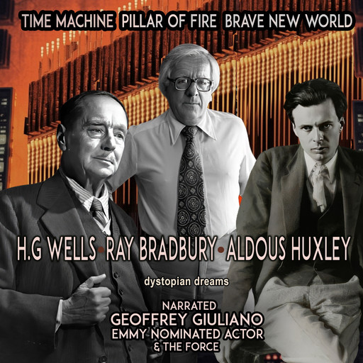 Time Machine Pillar Of Fire Brave New World, Aldous Huxley, Herbert Wells, Ray Bradbury