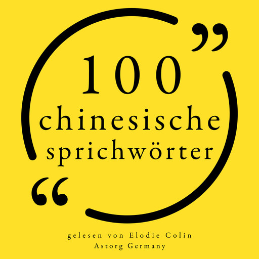 100 chinesische Sprichwörter, 