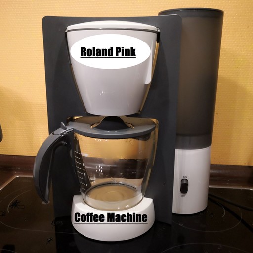 Coffee Machine, Roland Pink