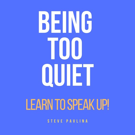 Being Too Quiet, Steve Pavlina