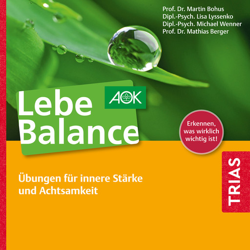 Lebe Balance Audio-CD, Martin Bohus, Lisa Lyssenko, Michael Wenner, Mathias Berger