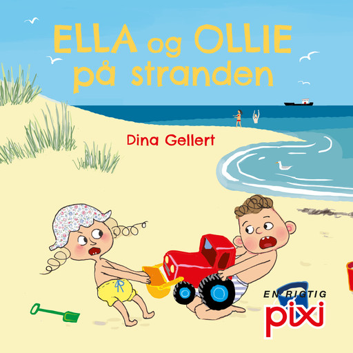 Ella og Ollie på stranden, Dina Gellert