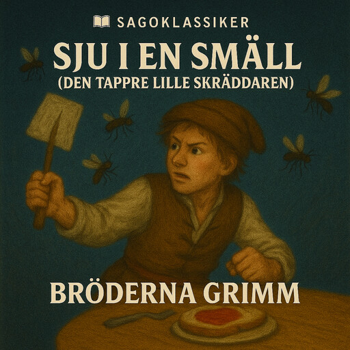 Sju i en smäll (Den tappre lille skräddaren), Bröderna Grimm