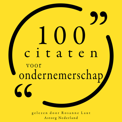 100 citaten voor ondernemerschap, Various