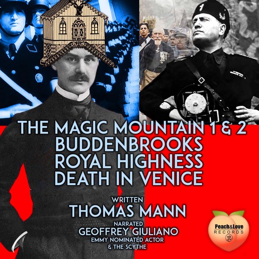 The Magic Mountain 1 & 2 Buddenbrooks Royal Highness Death In Venice, Томас Ман