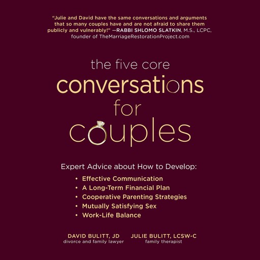 The Five Core Conversations for Couples, David Bulitt, Julie Bulitt