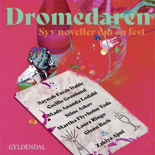 Dromedaren - syv noveller om én fest, Zakiya Ajmi, Stine Askov, Laura Ringo, Martha Flyvholm Tode, Glenn Bech, Saynab Farah Dahir, Mads Ananda Lodahl, Cecilie Grønlund