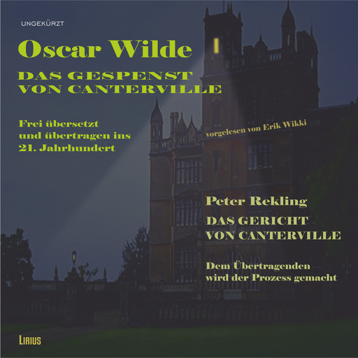 Das Gespenst von Canterville, Oscar Wilde, Peter Rekling
