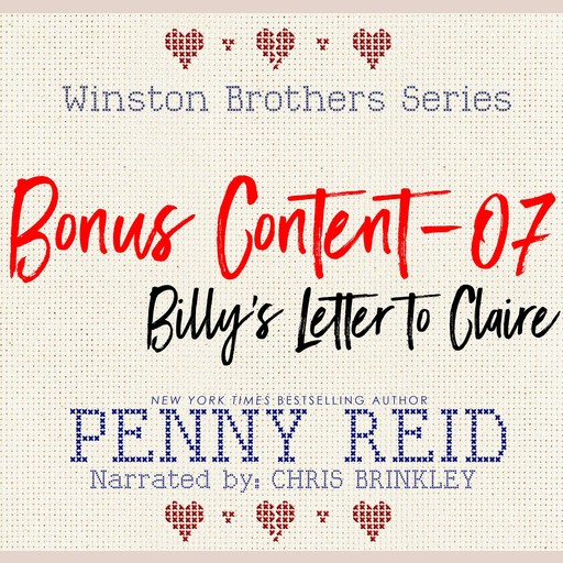 Winston Brothers Bonus Content - 07: Billy’s letter to Claire, Penny Reid