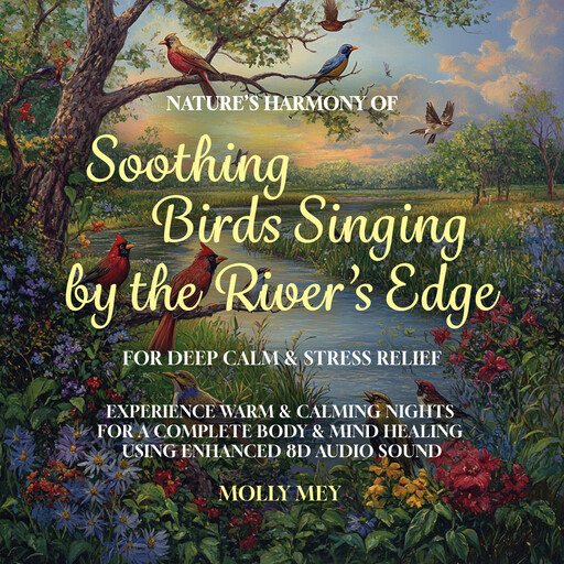 Nature’s Harmony of Soothing Birds Singing by the River’s Edge for Deep Calm & Stress Relief, Molly Mey
