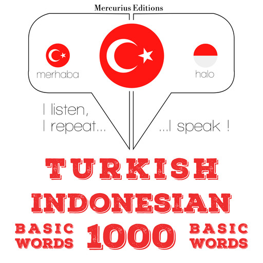 Türkçe - Endonezya dili: 1000 temel kelime, JM Gardner