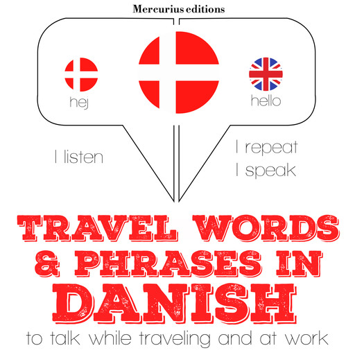 Travel words and phrases in Danish, JM Gardner