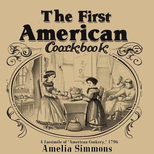 The First American Cookbook: A Facsimile of "American Cookery," 1796, Amelia Simmons