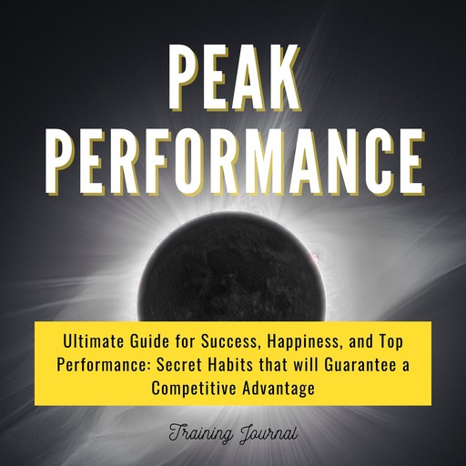 Peak Performance, Training Journal
