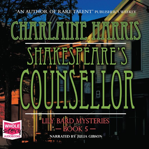 Shakespeare's Counsellor, Charlaine Harris