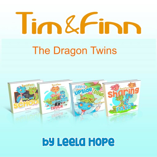 Tim and Finn the Dragon Twins Series Four-Book Collection, Leela Hope