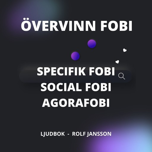 Övervinn FOBI : Specifik fobi. Social fobi. Agorafobi., Rolf Jansson