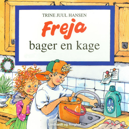 Freja bager en kage, Trine Juul Hansen