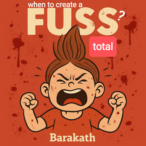 When to create a fuss? TOTAL, Barakath