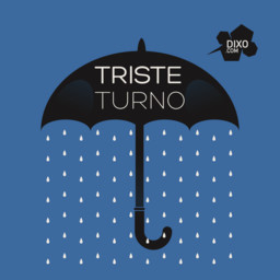 “Podcast: Triste Turno”, una estantería, DIXO