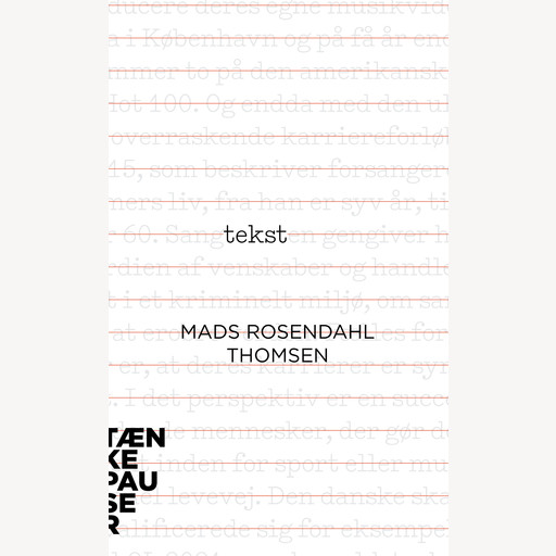 Tekst, Mads Rosendahl Thomsen