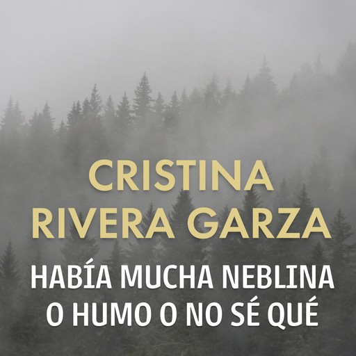 Había mucha neblina o humo o no sé qué, Cristina Rivera Garza