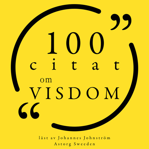 100 citat om visdom, Various