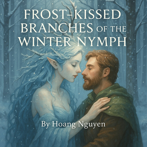 Frost-Kissed Branches of the Winter Nymph: A Forester's Gentle Awakening with the Snow Sprite in the Silver Forest, Hoang Nguyen