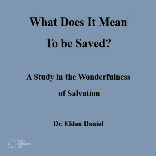 What does IT mean to Be Saved, Elden Daniel