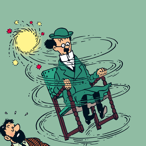 De sju kristallkulorna, Hergé