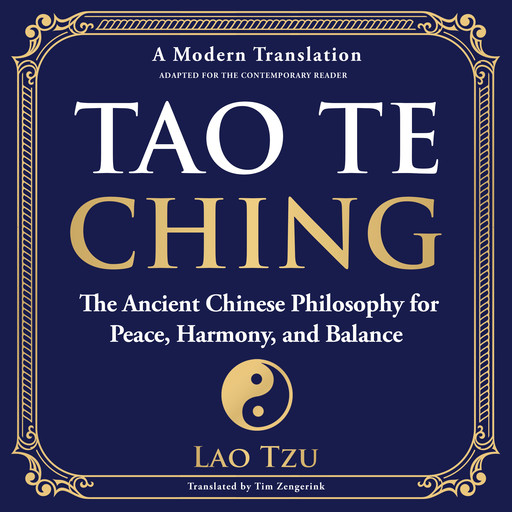 Tao Te Ching, Lao Tzu, Tim Zengerink