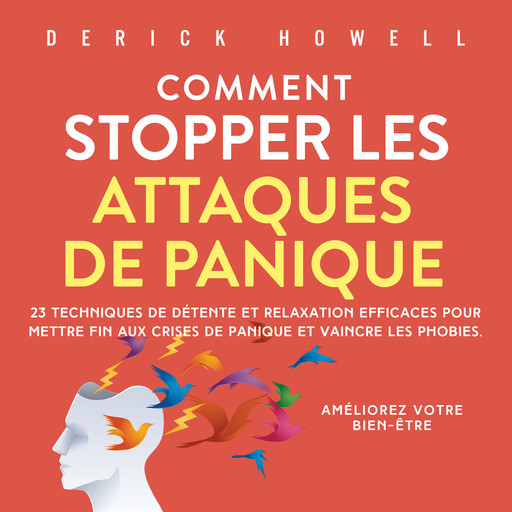 Comment stopper les attaques de panique: 23 techniques de détente et relaxation efficaces pour mettre fin aux crises de panique et vaincre les phobies. Améliorez votre bien-être., Derick Howell