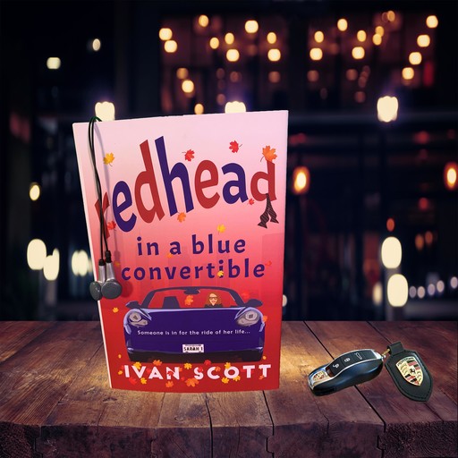 Redhead in a Blue Convertible, Ivan Scott