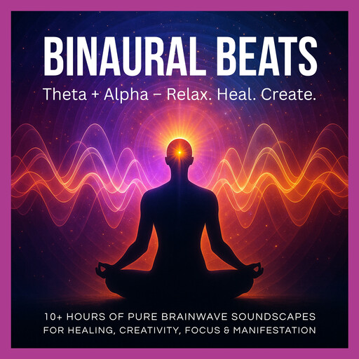 Binaural Beats: Theta + Alpha – Relax. Heal. Create., Sound Wave Therapy