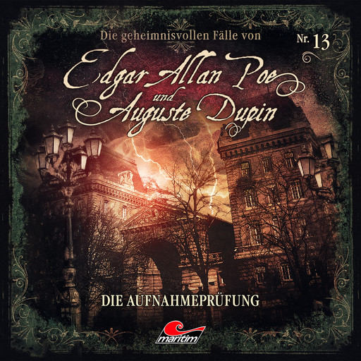 Edgar Allan Poe & Auguste Dupin, Folge 13: Die Aufnahmeprüfung, Markus Duschek
