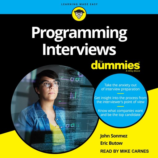 Programming Interviews For Dummies, Eric Butow, John Sonmez