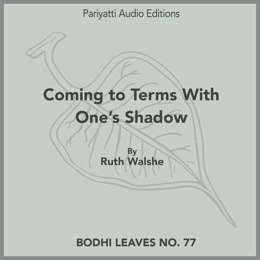 Coming to Terms With One’s Shadow, Ruth Walshe