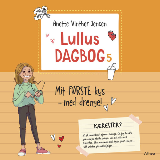 Lullus dagbog 5 - Mit første kys - med drenge!, Rød Læseklub, Anette Vinther Jensen