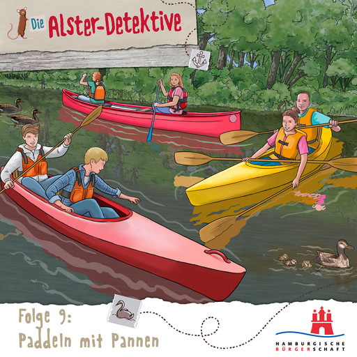 Die Alster-Detektive, Folge 9: Paddeln mit Pannen, Katrin Wiegand, Kai Schwind