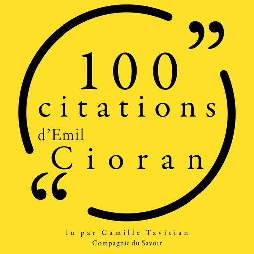 100 citations d'Emil Cioran, Cioran Emil