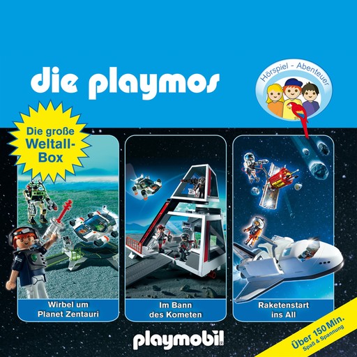 Die Playmos - Das Original Playmobil Hörspiel, Die große Weltall-Box, Folgen 29, 36, 48, Florian Fickel, Simon X. Rost