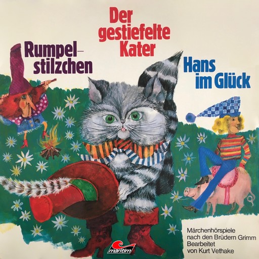 Gebrüder Grimm, Rumpelstilzchen / Der gestiefelte Kater / Hans im Glück, Gebrüder Grimm, Kurt Vethake