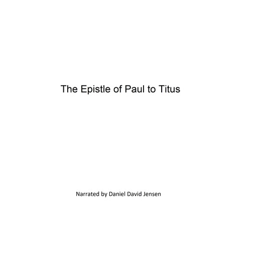 The Epistle of Paul to Titus, AV, KJV