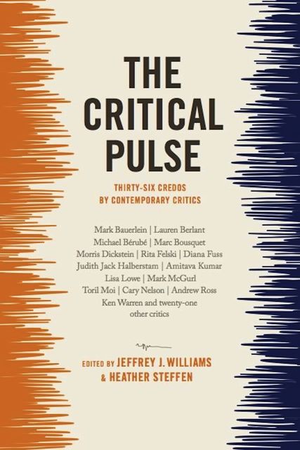 The Critical Pulse, Jeffrey Williams